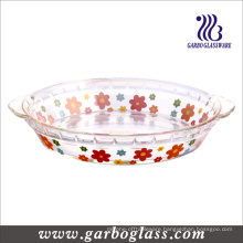 Heat-Resistant Glass Baking Dish with Decal (GB13G21255 TH 002)